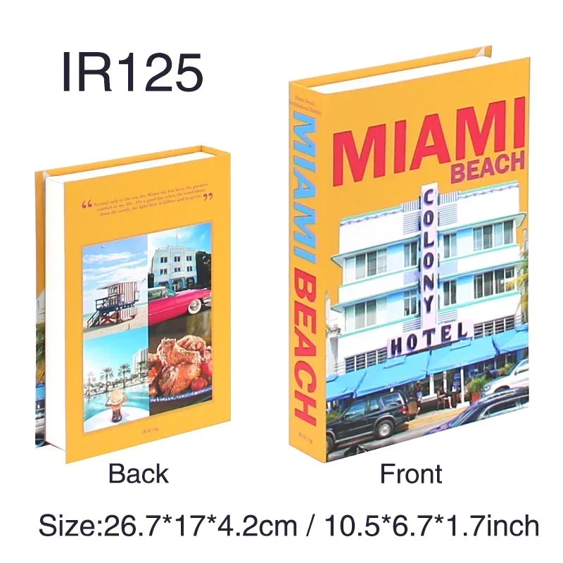 Dekorative Reisebücher