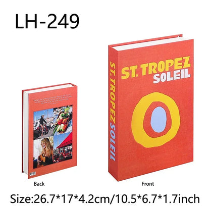 Dekorative Reisebücher