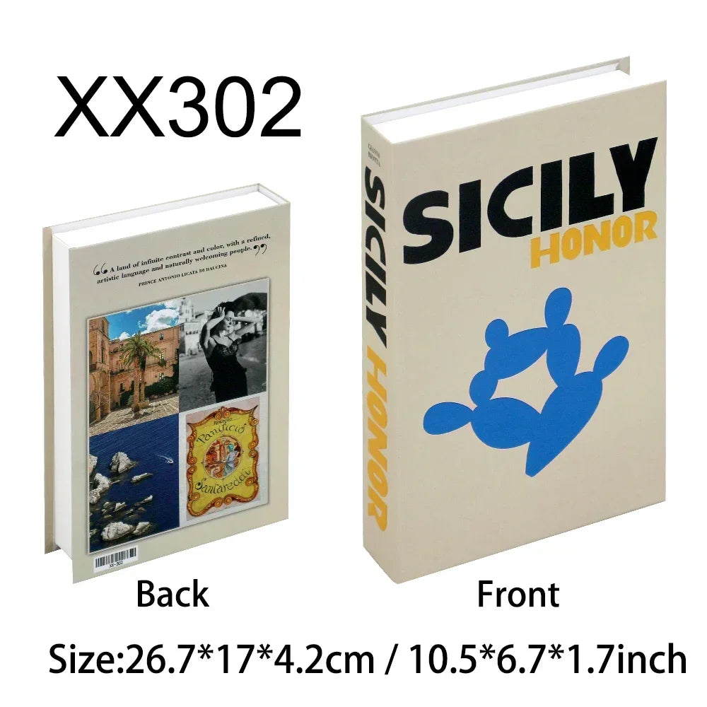 Dekorative Reisebücher