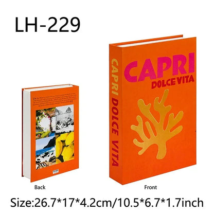 Dekorative Reisebücher