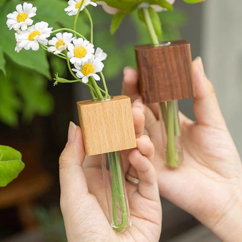 Holz Magnet Vasen