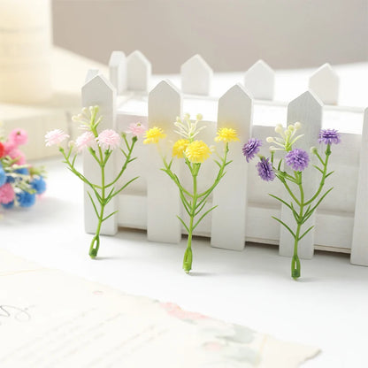 Plastik Miniatur Blumen