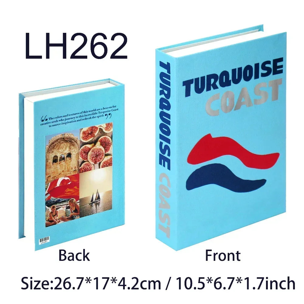 Dekorative Reisebücher