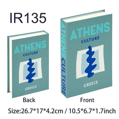Dekorative Reisebücher