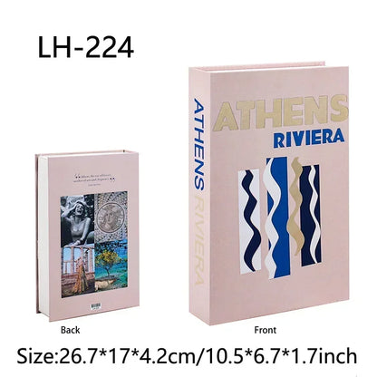 Dekorative Reisebücher