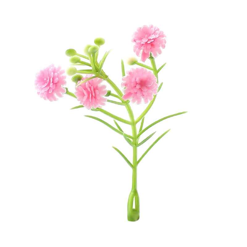 Plastik Miniatur Blumen