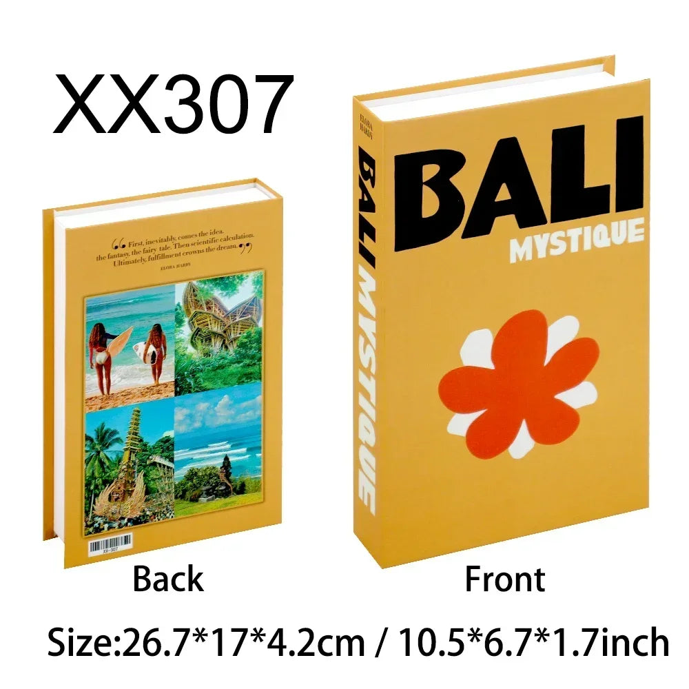 Dekorative Reisebücher