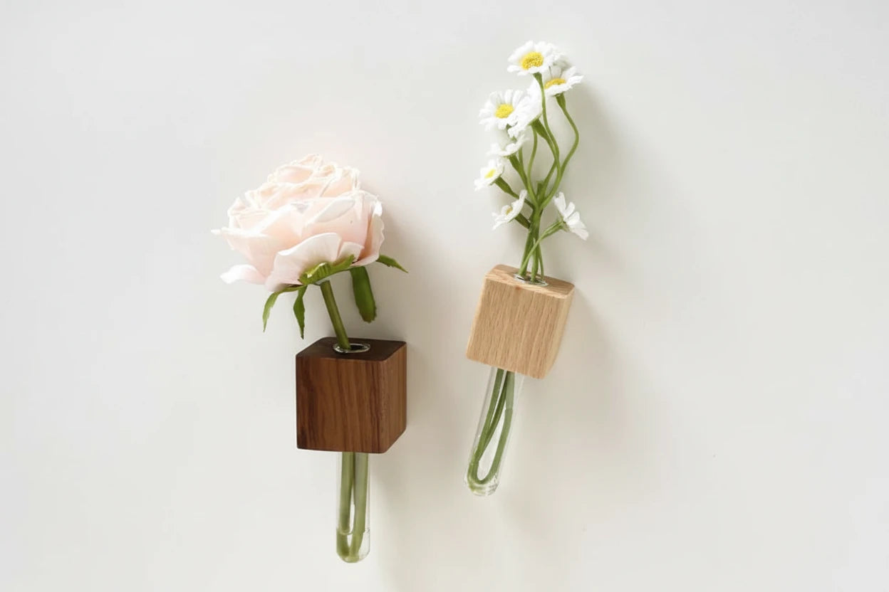 Holz Magnet Vasen