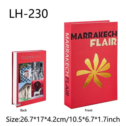 Dekorative Reisebücher