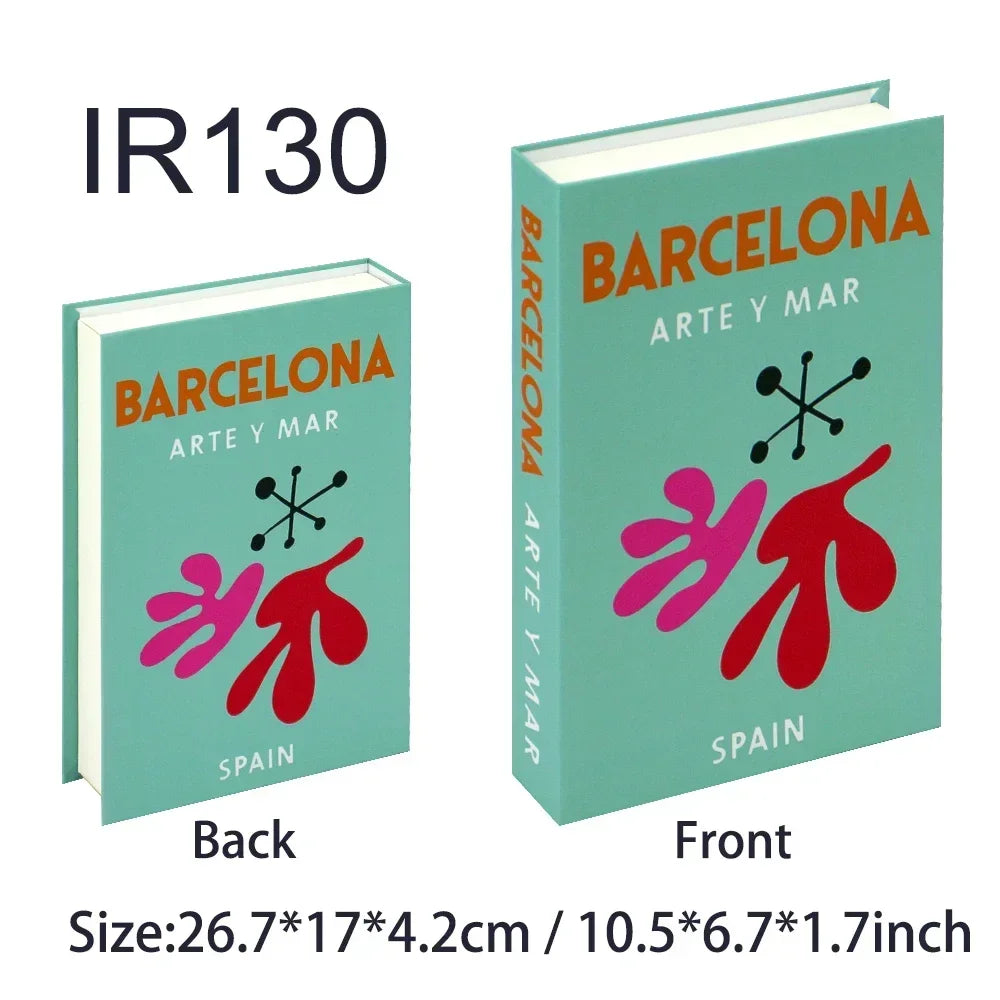 Dekorative Reisebücher