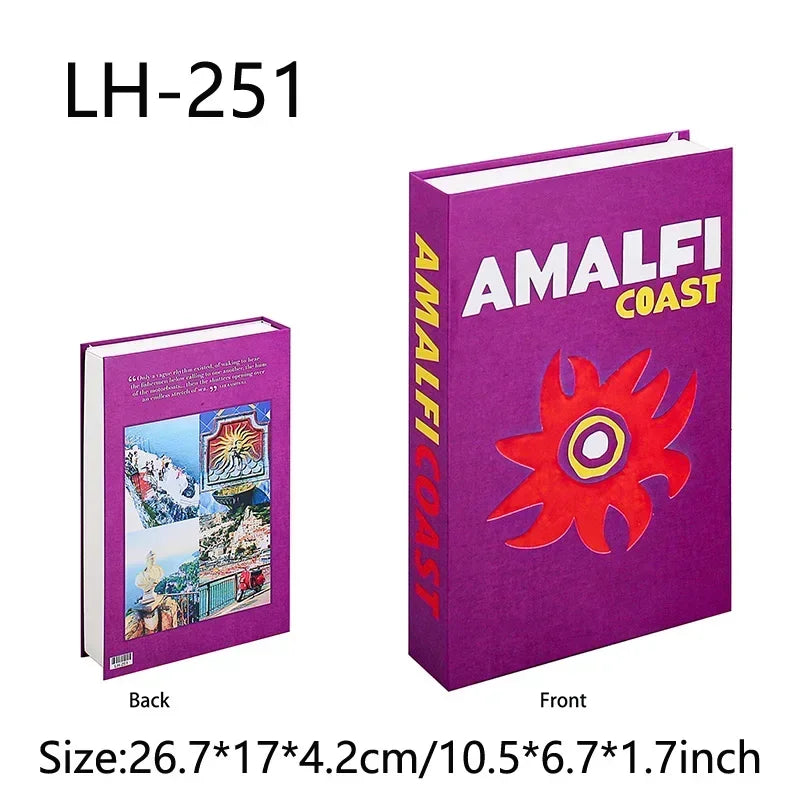 Dekorative Reisebücher