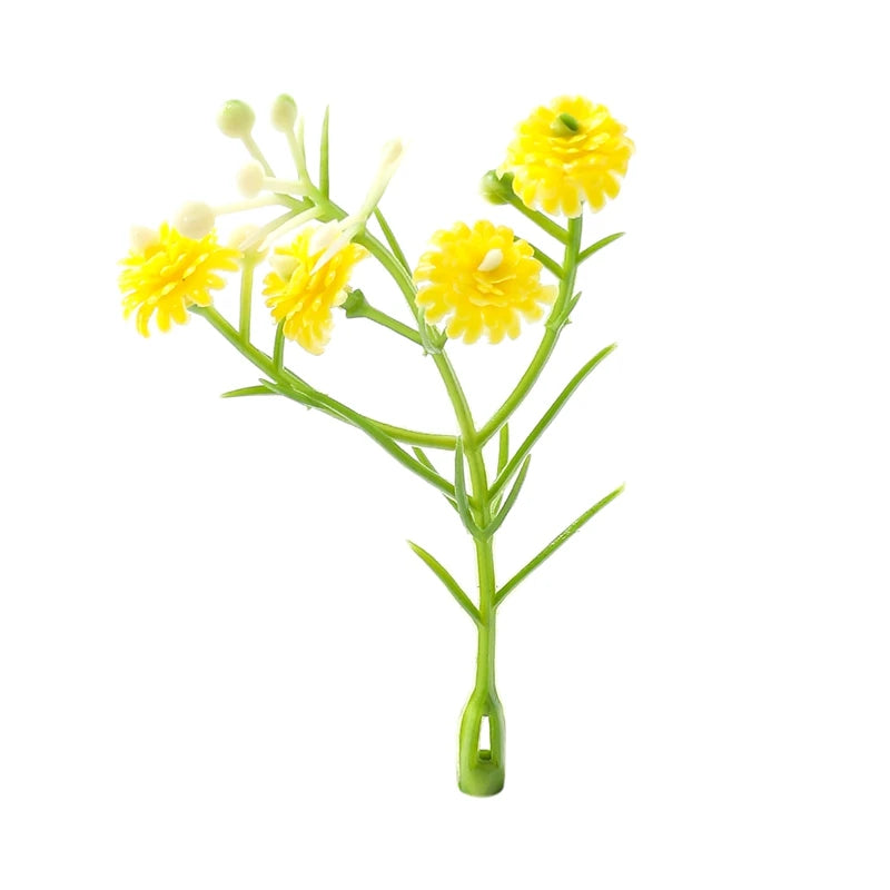Plastik Miniatur Blumen
