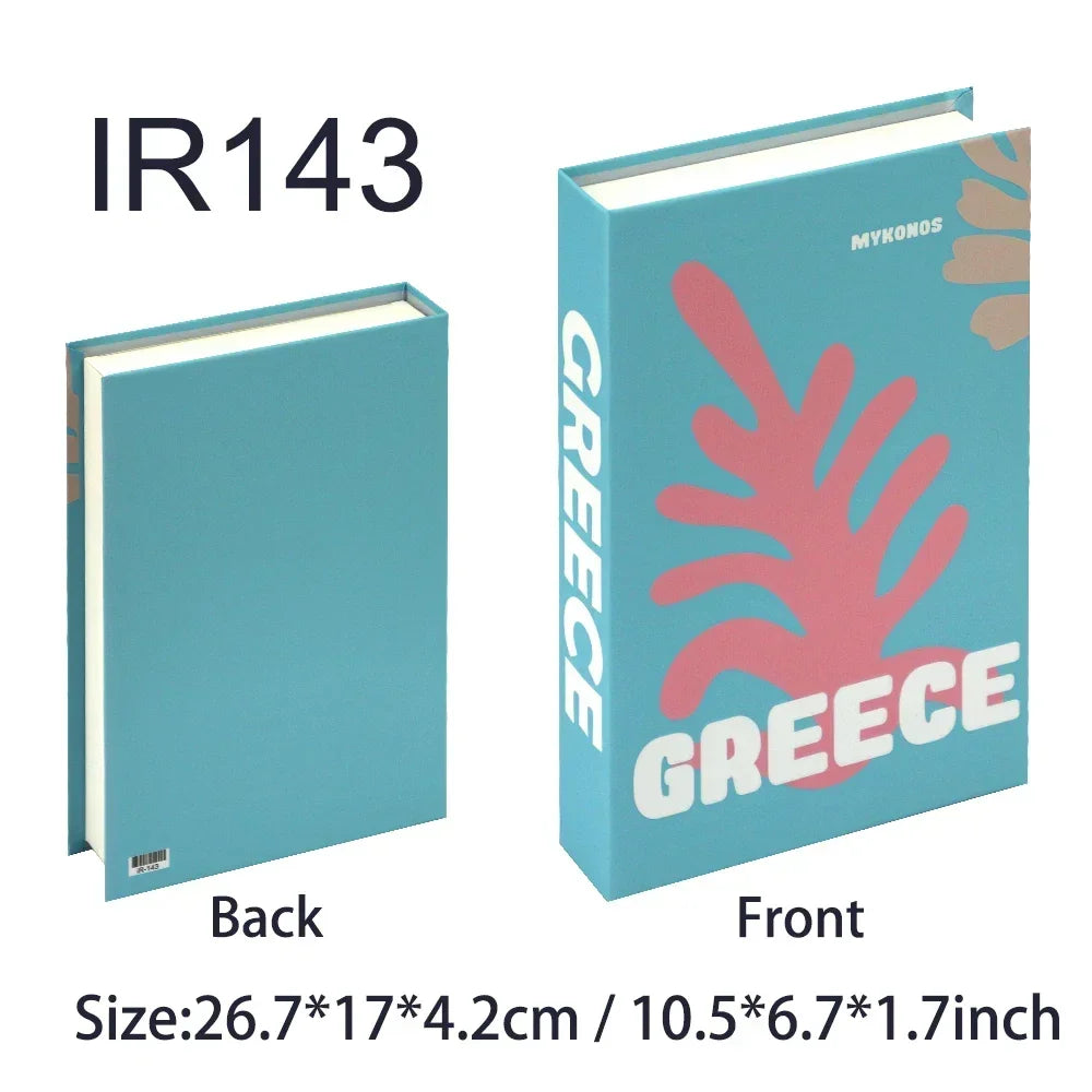 Dekorative Reisebücher