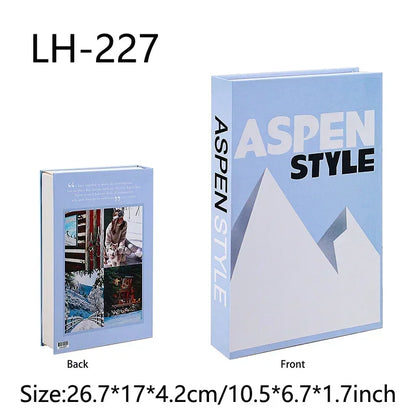 Dekorative Reisebücher
